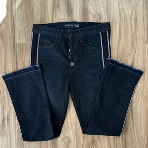 Veronica Beard Navy blue Jeans with Frayed Hem. Baby boot.size 27